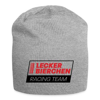 Lecker Bierchen Bier Spruch Stammtisch Geschenk - Jersey-Beanie - Grau meliert - Vorne