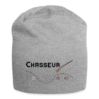 chasseur - Bonnet en jersey - gris chiné - Devant