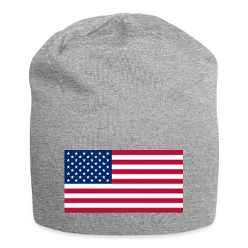 usa - Jersey-Beanie - Grau meliert - Vorne