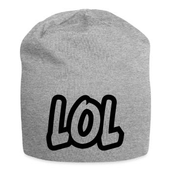 LOL - Bonnet en jersey - gris chiné - Devant