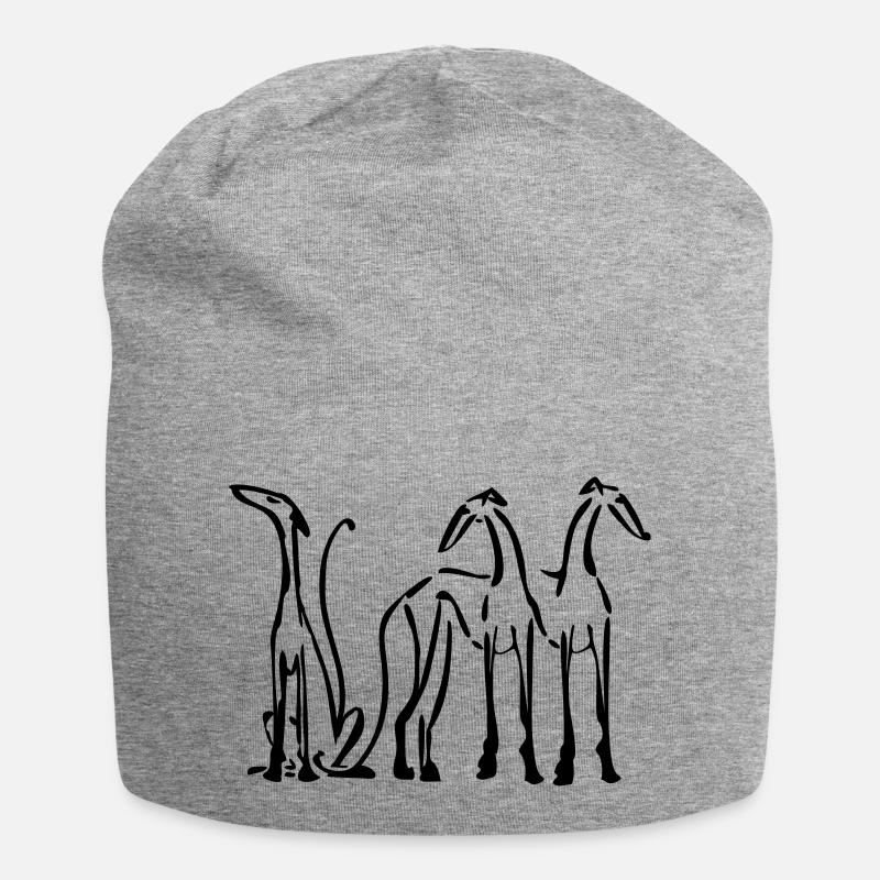 trio - Jersey-Beanie - Grau meliert