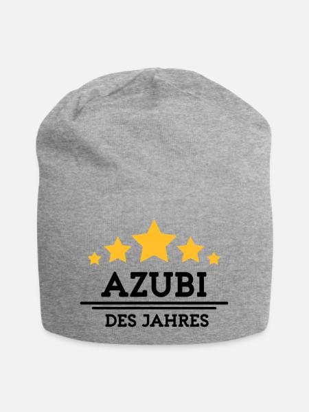 azubi des Jahres - Jersey-Beanie - Grau meliert