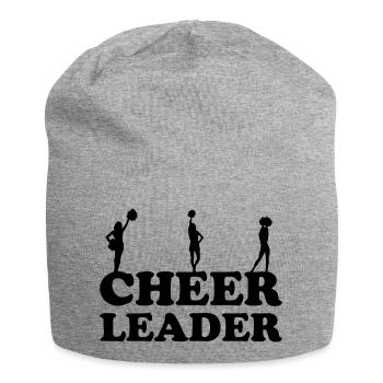 Cheerleader - Jersey-Beanie - Grau meliert - Vorne