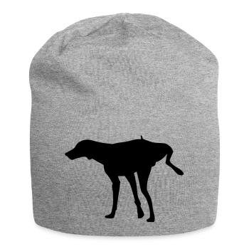 Stehpinkler - Jersey-Beanie - Grau meliert - Vorne