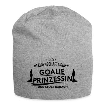 Leidenschaftliche Prinzessin Goalie - Jersey-Beanie - Grau meliert - Vorne