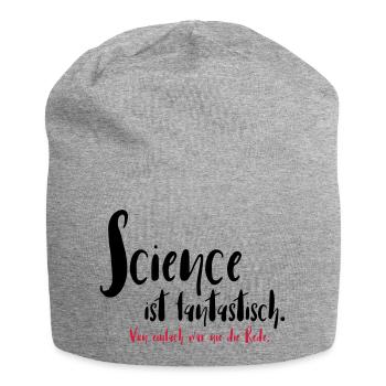 Science ist fantastisch - Jersey-Beanie - Grau meliert - Vorne