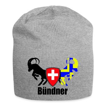 Grisons - Bonnet en jersey - gris chiné - Devant