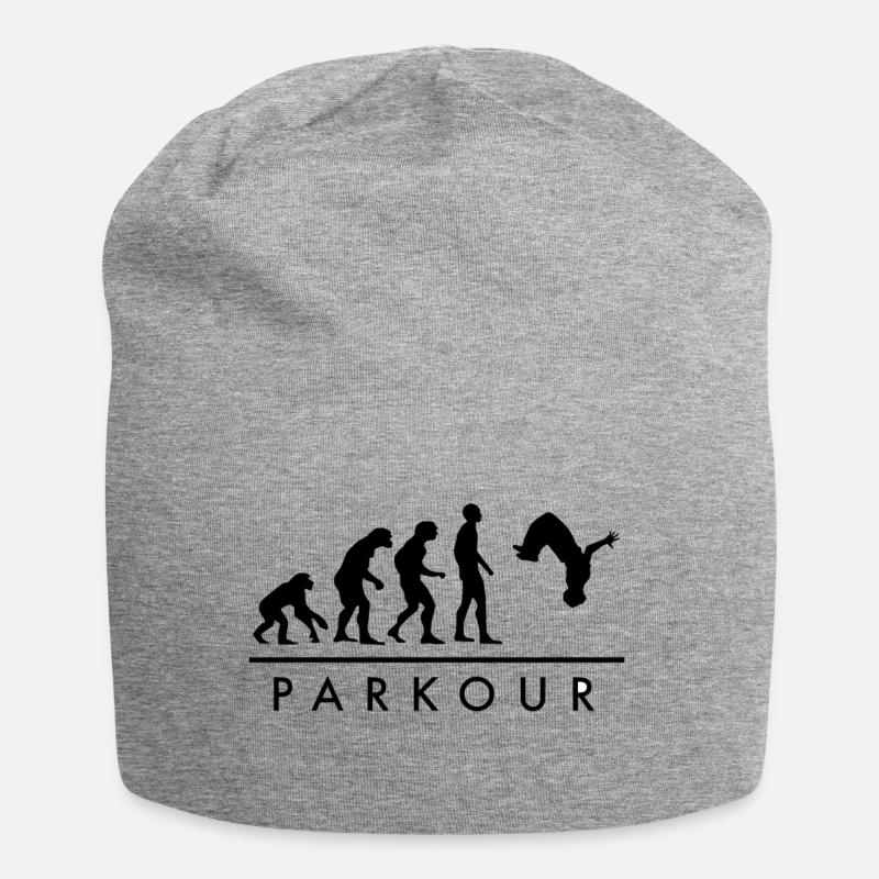 Parkour Evolution - Jersey Beanie - heather grey