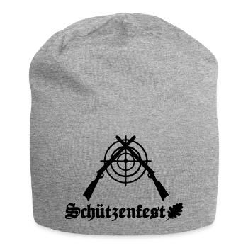 Schützenfest - Jersey-Beanie - Grau meliert - Vorne