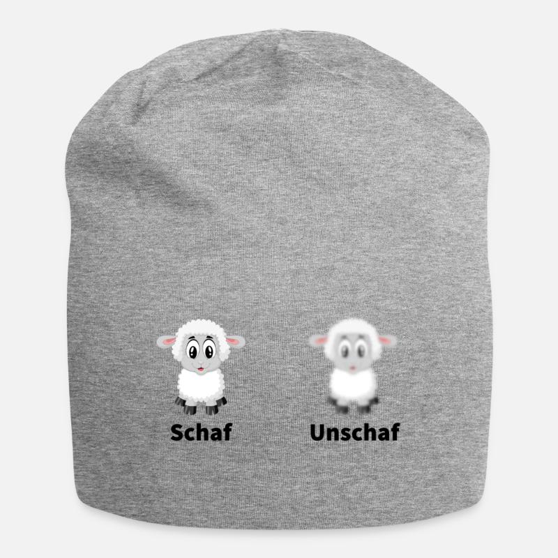 Sheep - Unschaf - Jersey Beanie - heather grey