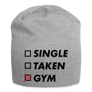 single taken gym - Jersey-Beanie - Grau meliert - Vorne