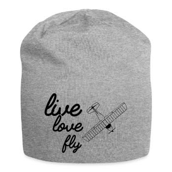 Ultraleichtflugzeug UL Pilot Flugzeug Flieger - Jersey-Beanie - Grau meliert - Vorne