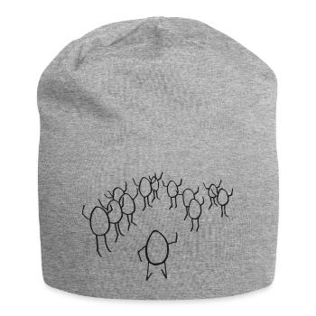 Begeisternd Menschen begleiten - Jersey-Beanie - Grau meliert - Vorne