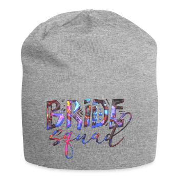 Braut Braut Hochzeit Junggesellenabschied Brautjungfernabschied - Jersey-Beanie - Grau meliert - Vorne