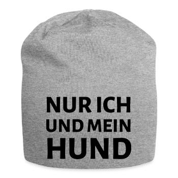 Dog Hund - Jersey-Beanie - Grau meliert - Vorne