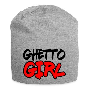 Ghetto Girl 2 - Bonnet en jersey - gris chiné - Devant