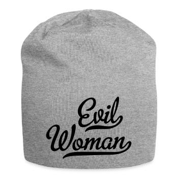 Evil Woman - Jersey Beanie - heather grey - Front
