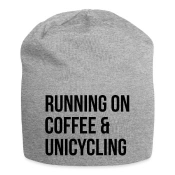 Unicycle Unicycle Unicycle - Jersey Beanie - heather grey - Front