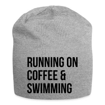 Swimming Swimming Swimming - Jersey Beanie - heather grey - Front