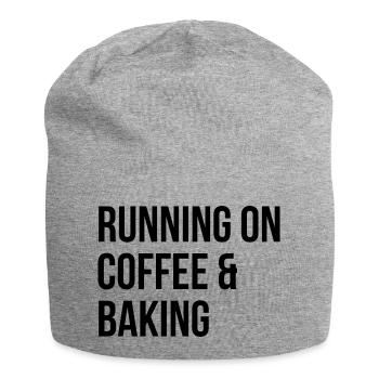 Backen, Backen, Backen, Backen - Jersey-Beanie - Grau meliert - Vorne