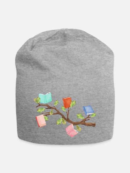 Bucheiche - Jersey-Beanie - Grau meliert