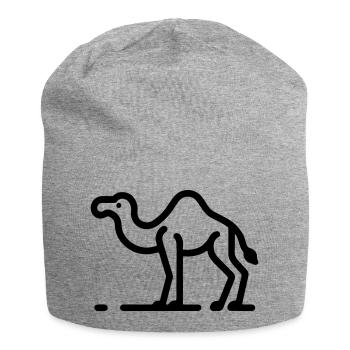 Chameau - Bonnet en jersey - gris chiné - Devant