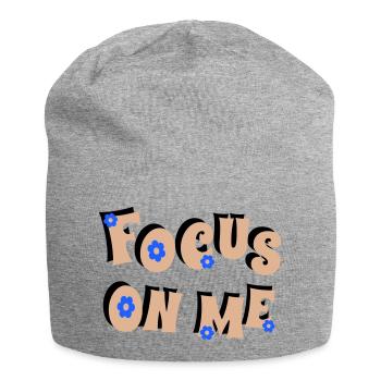 Focus on Me - Jersey Beanie - heather grey - Front