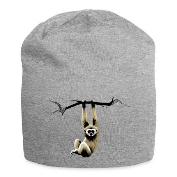 Gibbon - Jersey Beanie - heather grey - Front