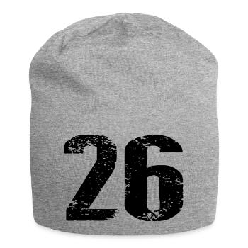 26 Number Jersey - Jersey Beanie - heather grey - Front