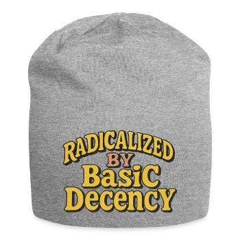 Radicalisés par la décence élémentaire - Bonnet en jersey - gris chiné - Devant