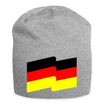 Drapeau - Bonnet en jersey - gris chiné - Devant