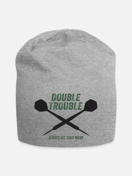 Darts :Double Trouble - Jersey-Beanie - Grau meliert