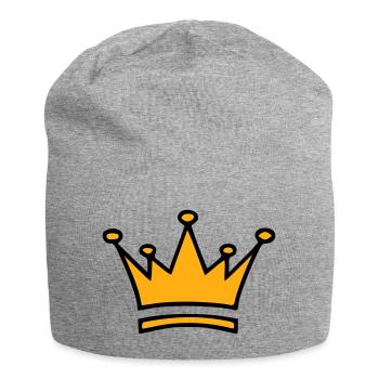 KRONE - Jersey-Beanie - Grau meliert - Vorne