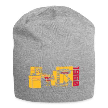 pong1960_2c - Bonnet en jersey - gris chiné - Devant