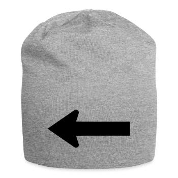 pfeil - Jersey-Beanie - Grau meliert - Vorne