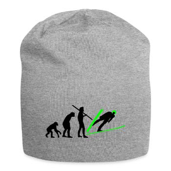 Skispringer - Jersey-Beanie - Grau meliert - Vorne
