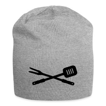 barbecue - Bonnet en jersey - gris chiné - Devant