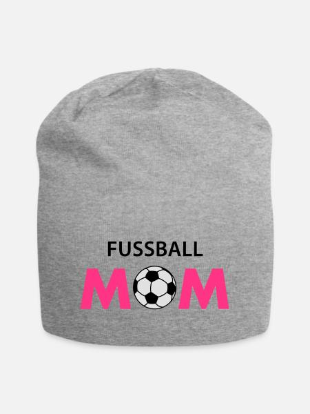 Fussball MOM - Jersey-Beanie - Grau meliert