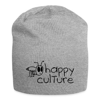 happy culture - Bonnet en jersey - gris chiné - Devant