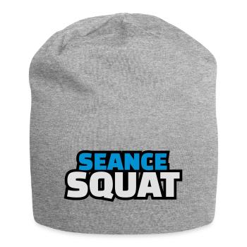 séance squat - Bonnet en jersey - gris chiné - Devant