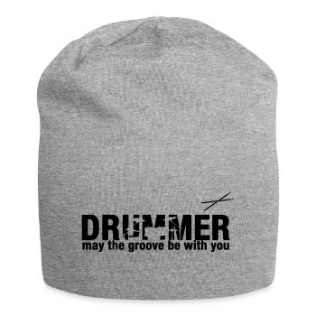 may the groove be with you - Jersey-Beanie - Grau meliert - Vorne