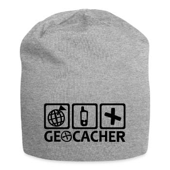 Geocacher 3 - Jersey-Beanie - Grau meliert - Vorne