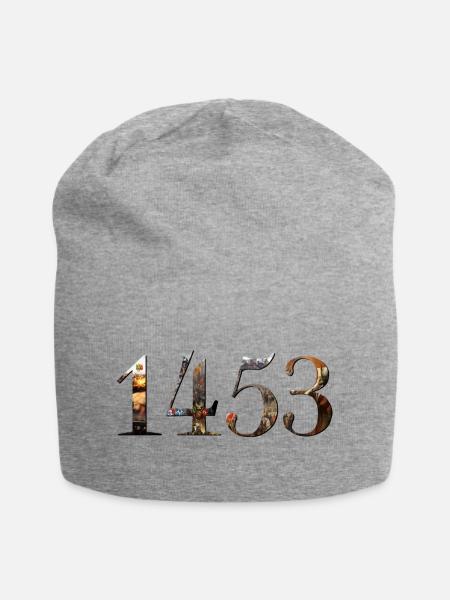 Istanbul - Jersey-Beanie - Grau meliert