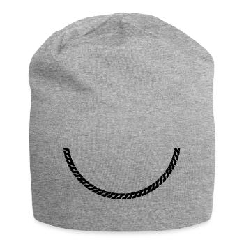 Kette 1 - Jersey-Beanie - Grau meliert - Vorne