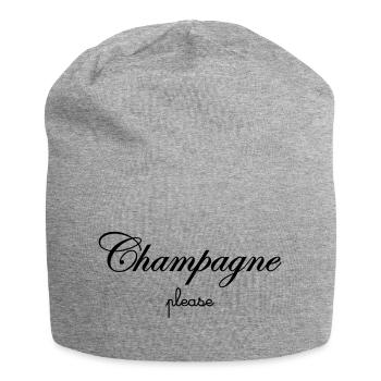 Please - Bonnet en jersey - gris chiné - Devant