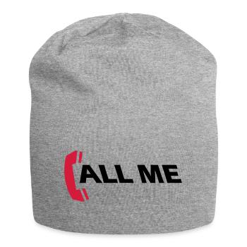 call_me_2c - Jersey-Beanie - Grau meliert - Vorne