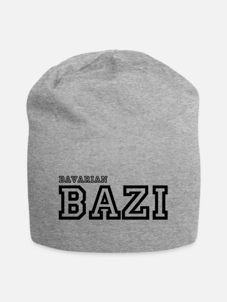 Bavarian Bazi - Jersey-Beanie - Grau meliert