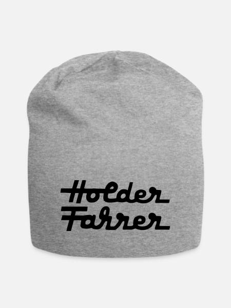 Holder Fahrer - Jersey-Beanie - Grau meliert