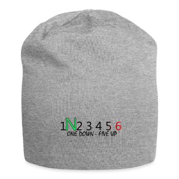 ONEdownFIVEup - Jersey Beanie - heather grey - Front