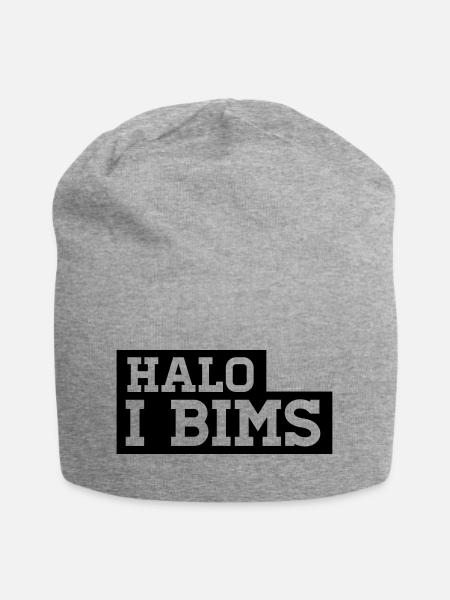 HALO - I BIMS - Jersey-Beanie - Grau meliert